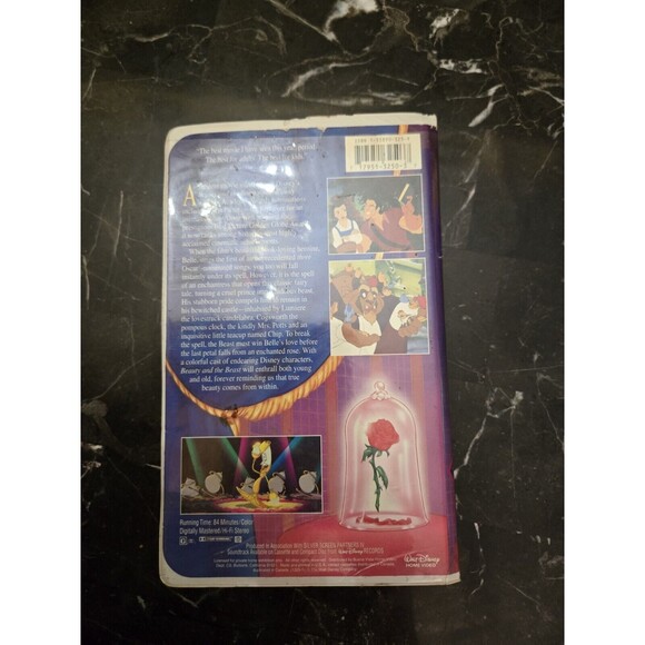 Beauty And The Beast Black Diamond VHS "Christmas Lead" Walt Disney Clamshell 92 - Picture 11 of 16